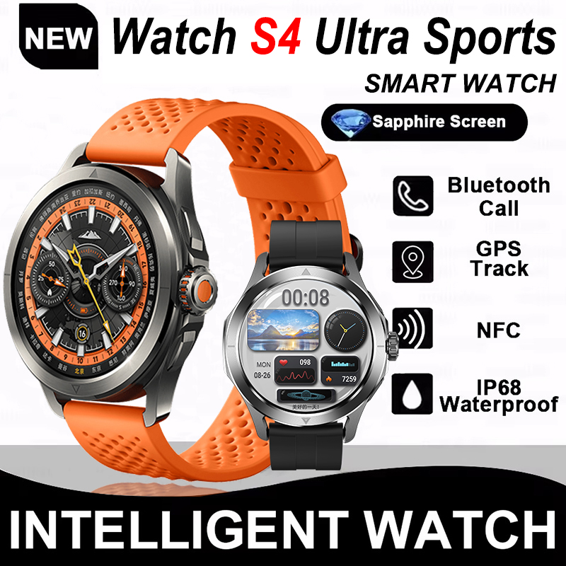 Compass Lensatic - Nowy Smartwatch S4 Ultra Sportowy Męski