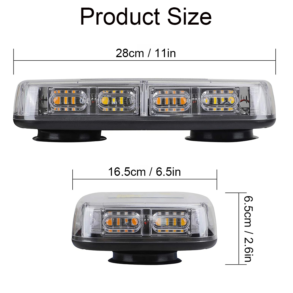 48 LED Bursztynowe Lampy Strob – Sos Light Strobe recenzja i cena